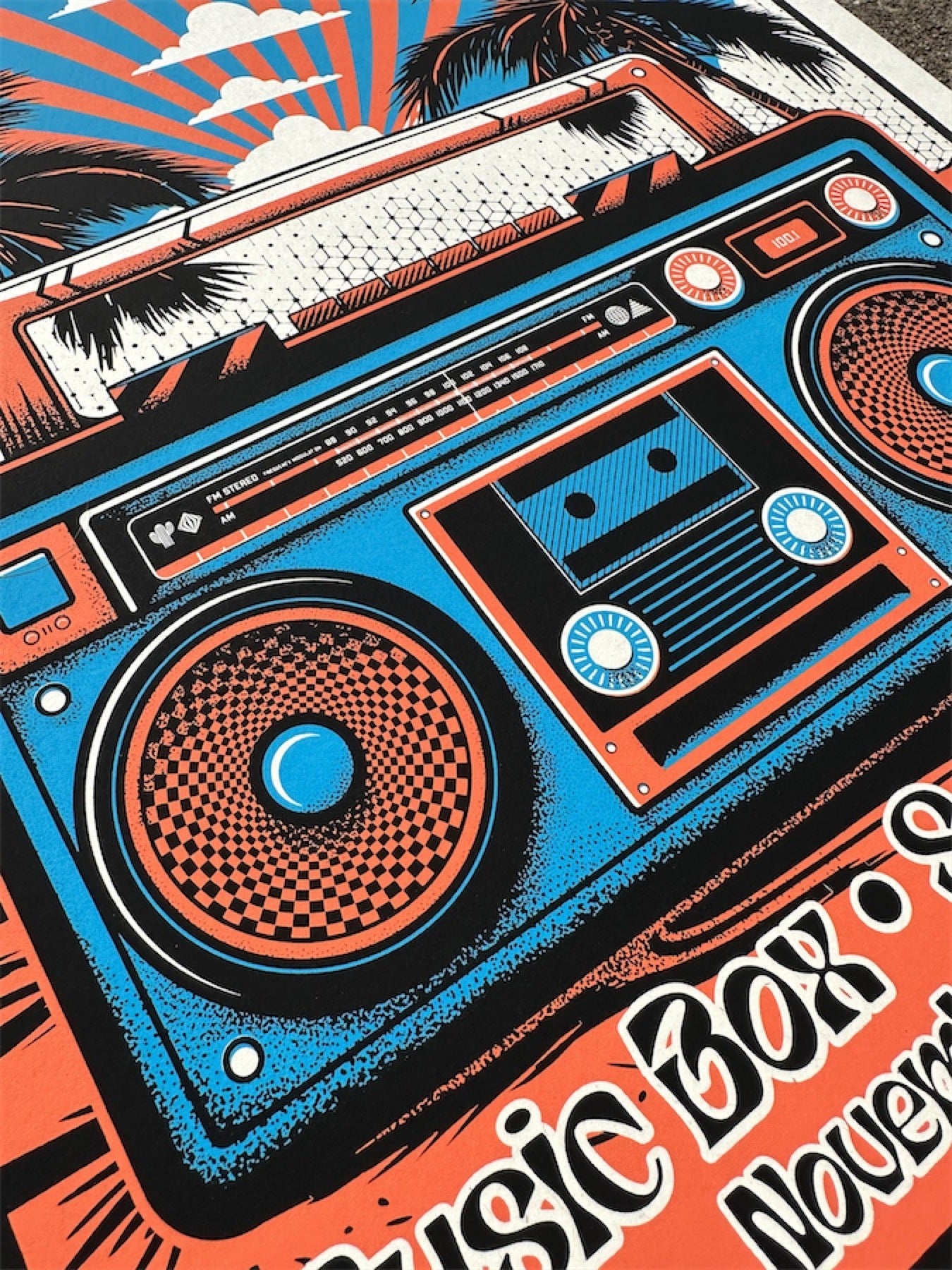 Spafford Music Box 2023 Official Poster by Lex Leaming