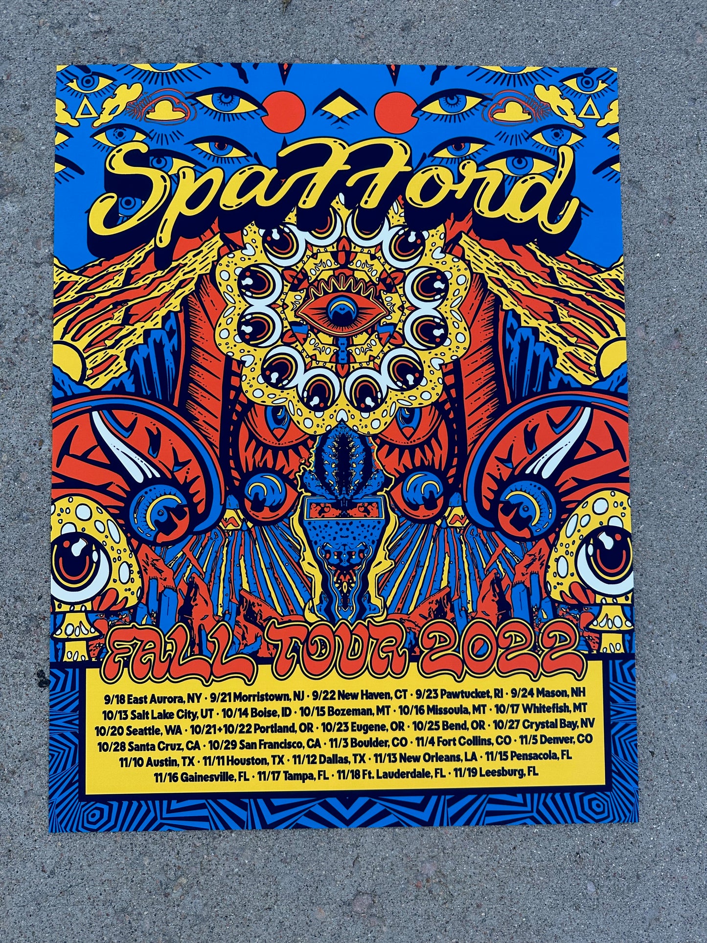 Spafford - Fall Tour Poster 2022