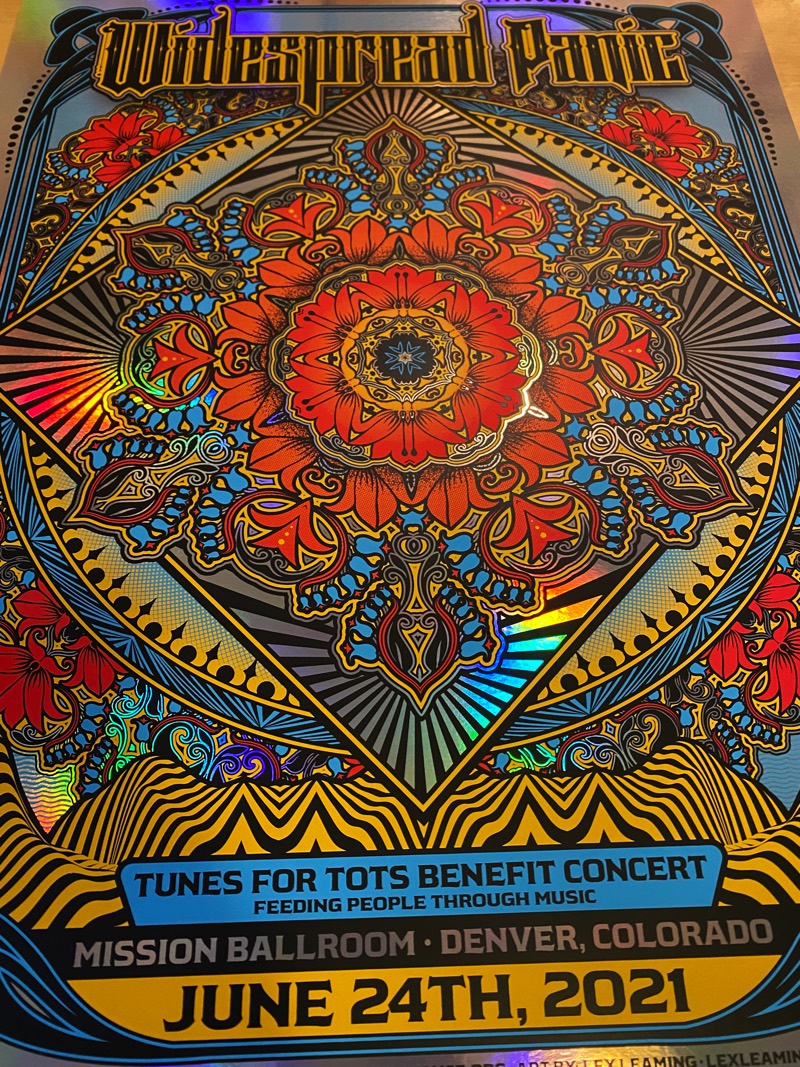 Widespread Panic - Tunes for Tots Benefit Concert 2021 - FOIL