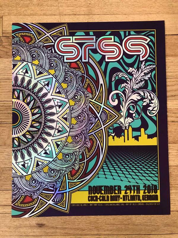 STS9 Roxy - Atlanta CA Poster - Night 2 - FOIL