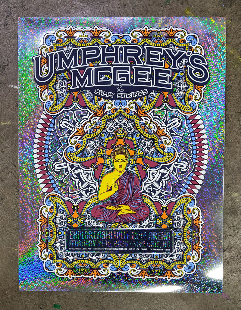 Umphrey's McGee & Billy Strings - Asheville 2020 FOIL