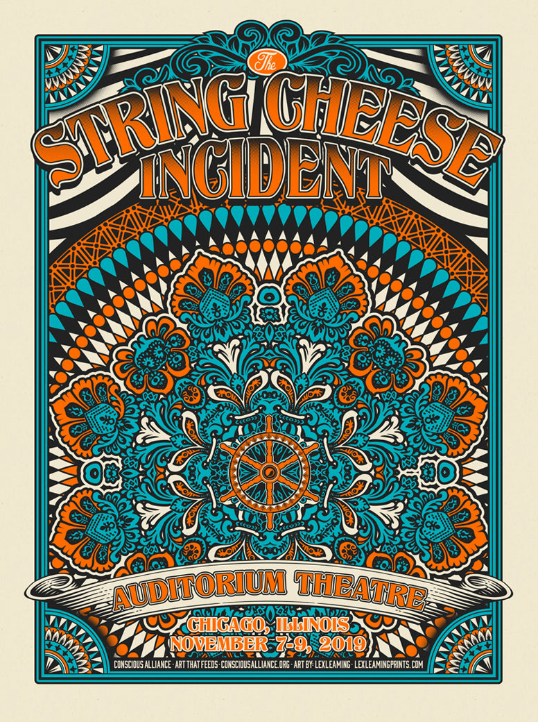 The String Cheese Incident -Chicago Poster 2019