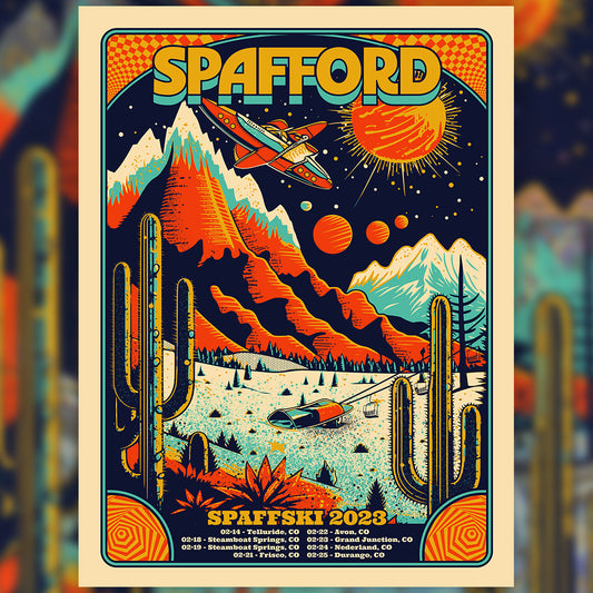 Spafford - SpaffSki 2023 Poster - Regular Variant
